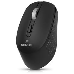 Мышка REAL-EL RM-380W Wireless Black Фото 5