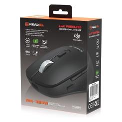 Мышка REAL-EL RM-380W Wireless Black Фото 8