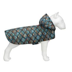 Дождевик для животных WAUDOG Clothes з капюшоном "Луска" M Фото 1