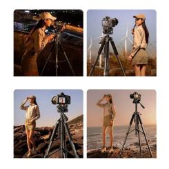 Штатив RTAKO VT-990S 1.9M HEXAGONAL PHOTOGRAPHY TRIPOD Black Фото 6