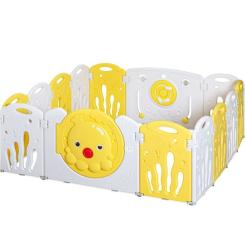 Детский манеж Mealux Kraken Yellow Фото