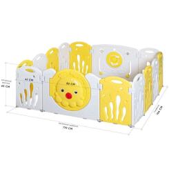 Детский манеж Mealux Kraken Yellow Фото 1