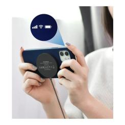 Зарядное устройство Choetech Wireless magnetic 15W black Фото 1