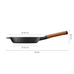 Сковорода Fiskars Norden чавунна 24 см Фото 2