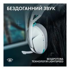 Наушники Logitech G321 Lightspeed White Фото 2