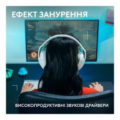 Наушники Logitech G321 Lightspeed White Фото 4