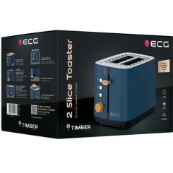 Тостер ECG ST 2768 Timber Petrol Фото 10