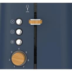 Тостер ECG ST 2768 Timber Petrol Фото 4