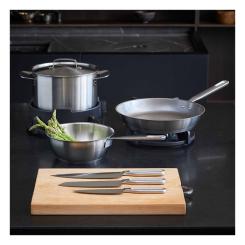 Сотейник Fiskars All Steel глибокий матовий 28 см Фото 7