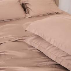Постельное белье MirSon Tencel №03 Creamy 143х210 полуторный Фото 2