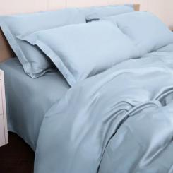 Постельное белье MirSon Tencel №04 Blue 2x143x210 Семейный Фото 2
