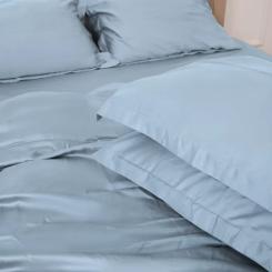 Постельное белье MirSon Tencel №04 Blue 2x143x210 Семейный Фото 6