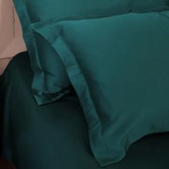 Постельное белье MirSon Tencel №07 Emerald 175х210 двуспальный Фото 9