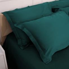 Постельное белье MirSon Tencel №07 Emerald 175х210 двуспальный Фото 8