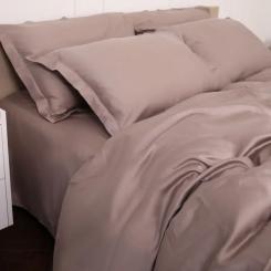 Постельное белье MirSon Tencel №08 Beige 200x220 Евро Фото 9