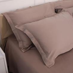 Постельное белье MirSon Tencel №08 Beige 200x220 Евро Фото 10