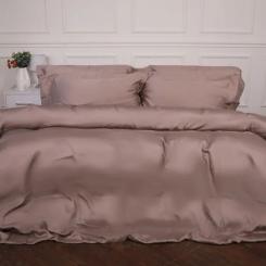 Постельное белье MirSon Tencel №08 Beige 200x220 Евро Фото