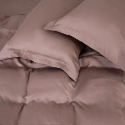 Постельное белье MirSon Tencel №08 Beige 200x220 Евро Фото 1