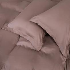 Постельное белье MirSon Tencel №08 Beige 200x220 Евро Фото 2