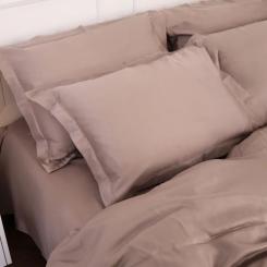 Постельное белье MirSon Tencel №08 Beige 200x220 Евро Фото 6
