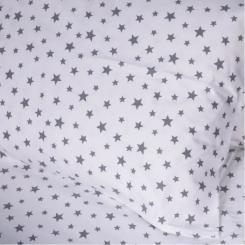 Постельное белье MirSon 016 White Stars Фланель 200x220 Евро Фото 4