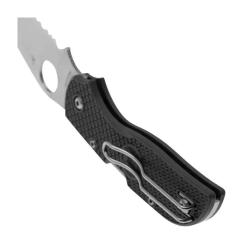 Нож Spyderco Chaparral CTS XHP FRN Serrated Grey Фото 9