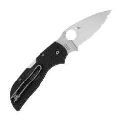 Нож Spyderco Chaparral CTS XHP FRN Serrated Grey Фото 4
