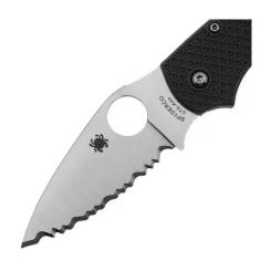 Нож Spyderco Chaparral CTS XHP FRN Serrated Grey Фото 6