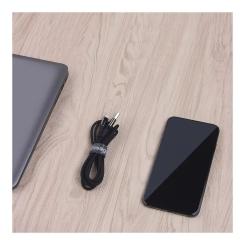 Набор для крепления Essager стрічка-липучка Cable Organizer 3m Black Фото 3