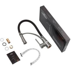 Смеситель Kroner Ersel-GRP03393BLK Фото 7