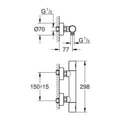 Смеситель Grohe QuickFix Precision Get Фото 1