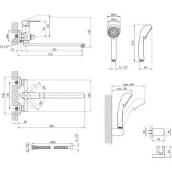 Смеситель Kroner Eifel-C070 Фото 7