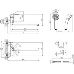 Смеситель Kroner Hagen-C071 Фото 7