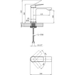 Душевой гарнитур Kroner Makon-C060 + змішувач Makon-C010 Фото 10