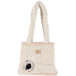 Переноска для животных MISOKO&CO 40x18x38 см світло-коричнева Фото