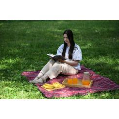 Плед Ardesto Picnic 130х170см, 100% полиэстер, клетка красная Фото 7