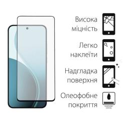 Стекло защитное Dengos Full Glue OPPO Reno14 5G Black Фото 1