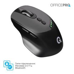 Мышка OfficePro M520B Wireless/Bluetooth Black Фото 10