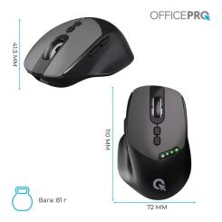 Мышка OfficePro M520B Wireless/Bluetooth Black Фото 11