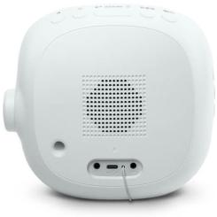 Настольные часы Muse Радіо-годинник з USB білий Фото 2