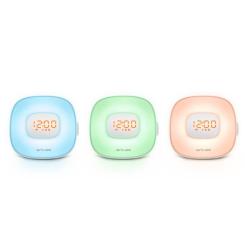 Настольные часы Muse Радіо-годинник з USB білий Фото 4