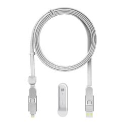 Дата кабель Rolling Square 6in1 inCharge XL 2.0m white Фото