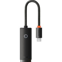 Переходник Baseus USB-C to RJ45 Ethernet 1000Mbps black Фото