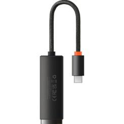Переходник Baseus USB-C to RJ45 Ethernet 1000Mbps black Фото 1