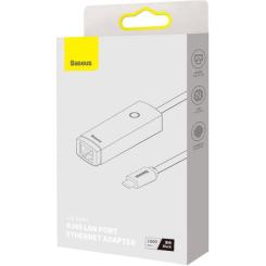 Переходник Baseus USB-C to RJ45 Ethernet 1000Mbps black Фото 6