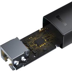 Переходник Baseus USB-C to RJ45 Ethernet 1000Mbps black Фото 8