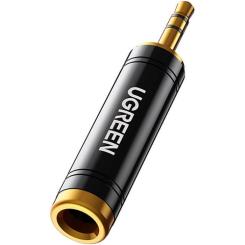Переходник Ugreen 3.5mm M to 6.35mm F AV168 black Фото 1