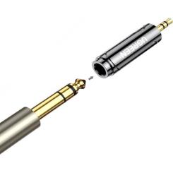 Переходник Ugreen 3.5mm M to 6.35mm F AV168 black Фото 2