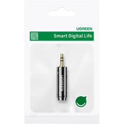 Переходник Ugreen 3.5mm M to 6.35mm F AV168 black Фото 3