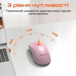 Мышка Meetion R546 Wireless Pink Фото 3